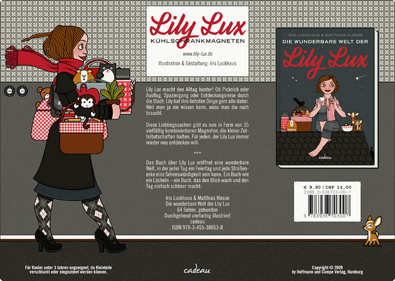 Iris Luckhaus: "Lily Lux Kühlschrankmagneten"